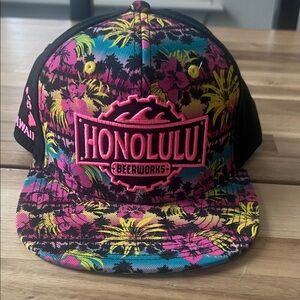 Colorful Honolulu Beerworks Snapback Hat